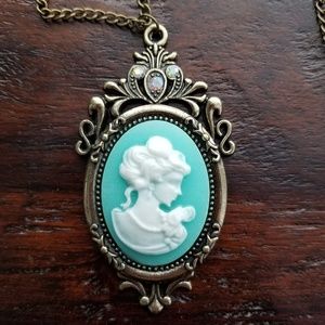 Jewelry - Long Cameo Necklace Vintage Style Jewelry - Long Cameo Necklace Vintage Style